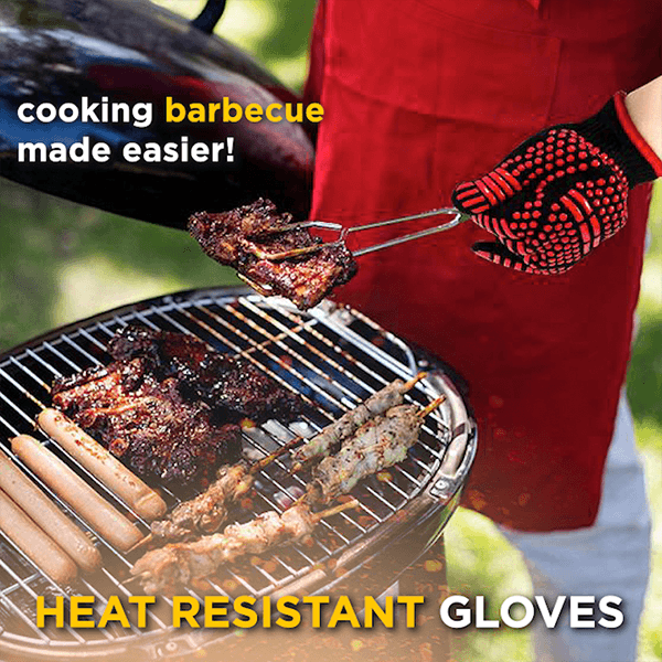 Premium Heat Resistant BBQ & Grill Gloves