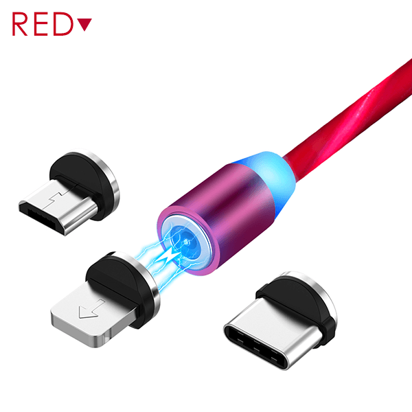Magnetic LED Flowing Charging Cable