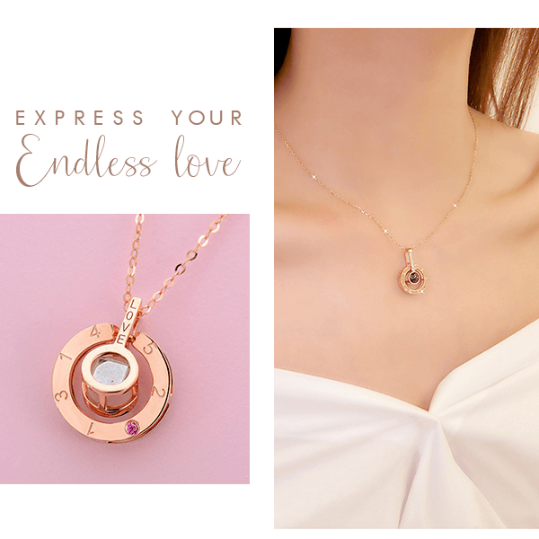 100 Languages "I Love You" Necklace