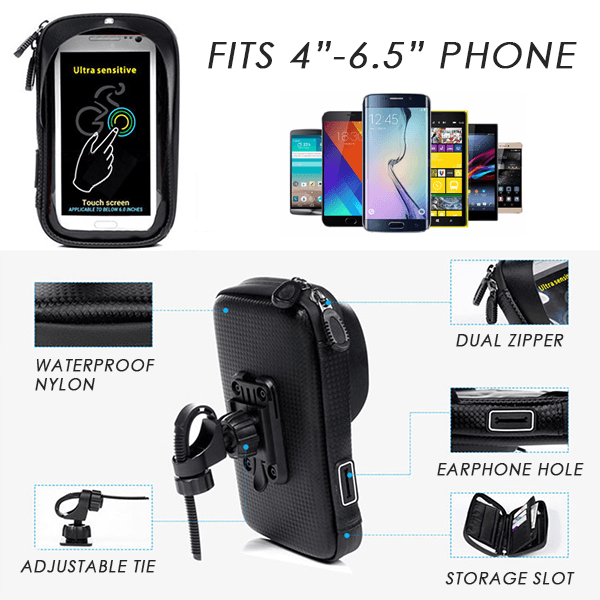 Waterproof Phone Mount Pocket