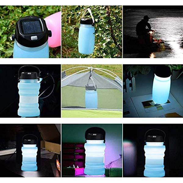 Solar Charging Collapsible Kettle Luminous Cup