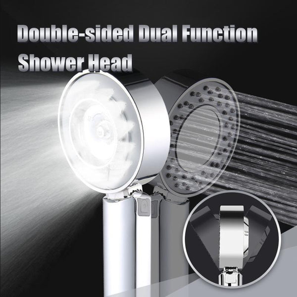 Double-sided Dual Function Shower Head