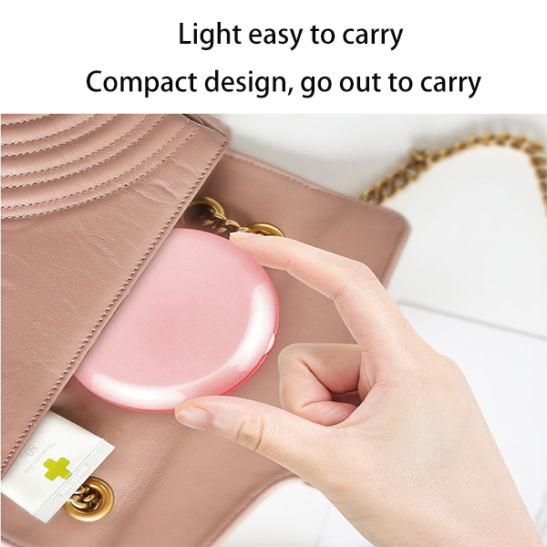 Portable Folding Led Charger Cosmetic Mirror With Lamp