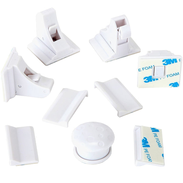 Child Safety Magnetic Lock (4 Locks + 1 Key)