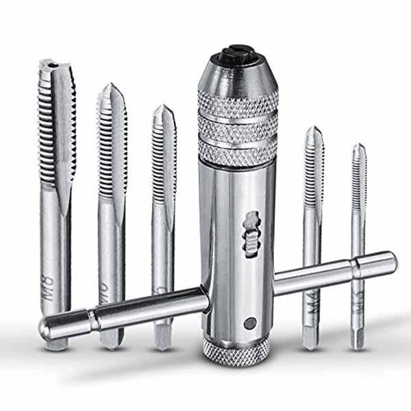 Ratchet Tap Chuck Wrench With Adjustable T Handle