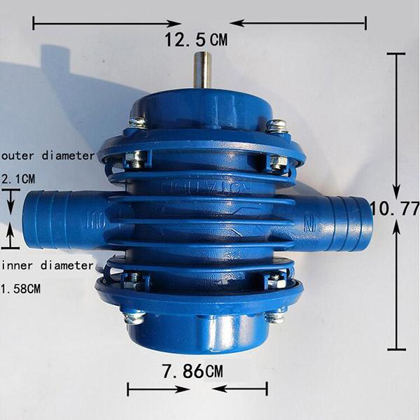 Miniature self-priming pump
