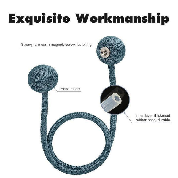Magnet Buckle Curtain Tieback(1 Pair)
