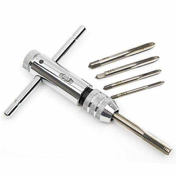 Ratchet Tap Chuck Wrench With Adjustable T Handle