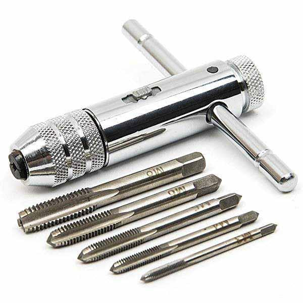 Ratchet Tap Chuck Wrench With Adjustable T Handle