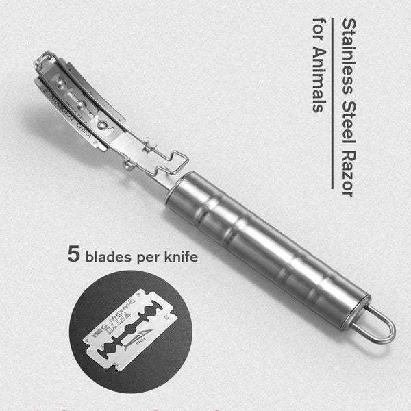 Stainless Steel Razor for Animals