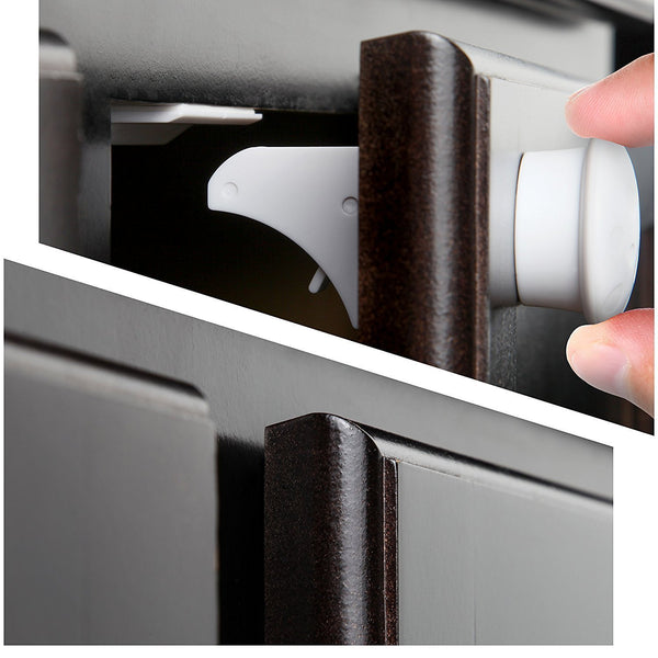 Child Safety Magnetic Lock (4 Locks + 1 Key)