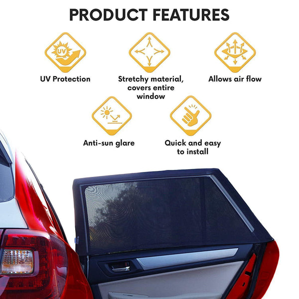 Car Side Window Sun Shade (2 Pack)