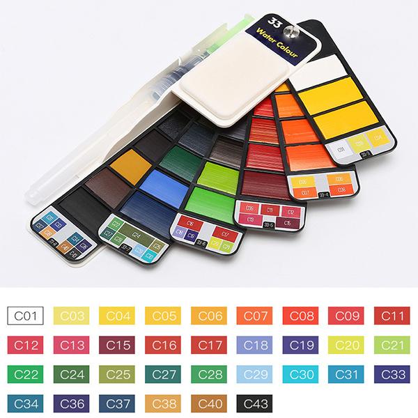 Premium Portable Watercolor Kit
