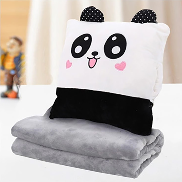 Multi-functional winter cushion blanket
