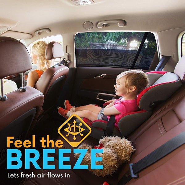 Car Side Window Sun Shade (2 Pack)