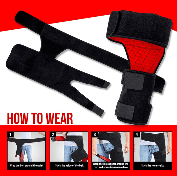 Groin compression wrap hip saver