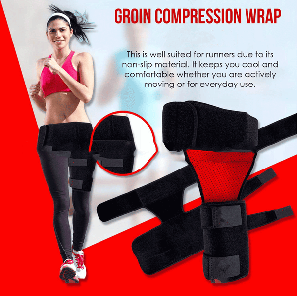 Groin compression wrap hip saver