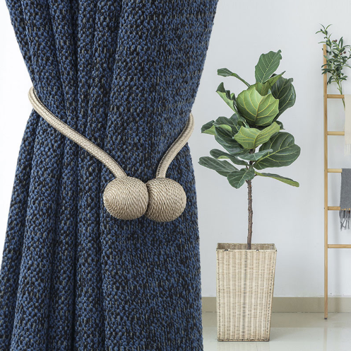 Magnet Buckle Curtain Tieback(1 Pair)