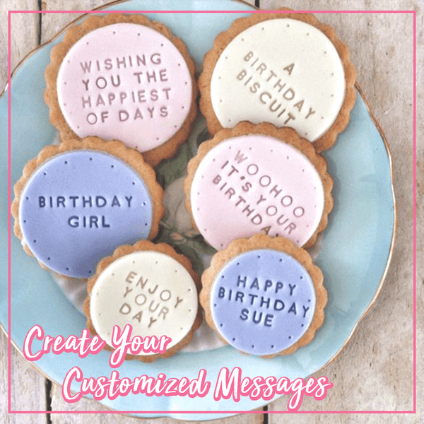 DIY Letter Cookie Stamp