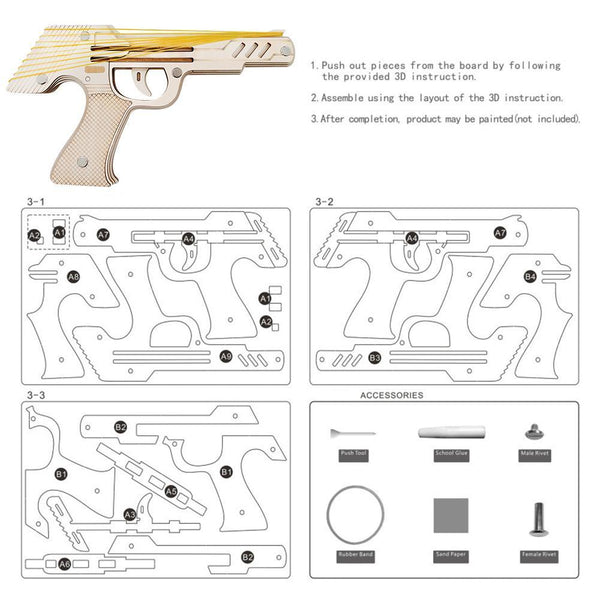 Rubber Toy Gun