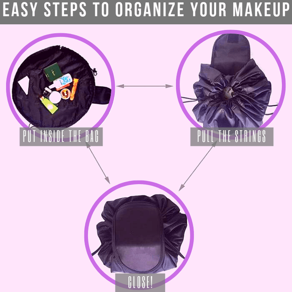 Drawstring Makeup Bag