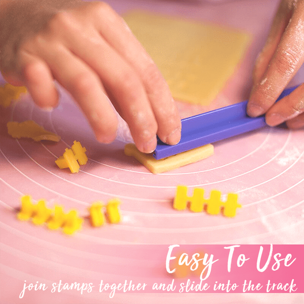 DIY Letter Cookie Stamp