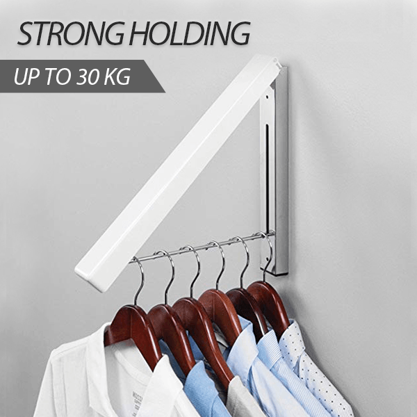 Foldable Wall-mounted Laundry Hanger