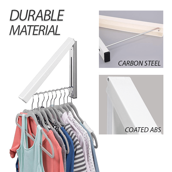 Foldable Wall-mounted Laundry Hanger